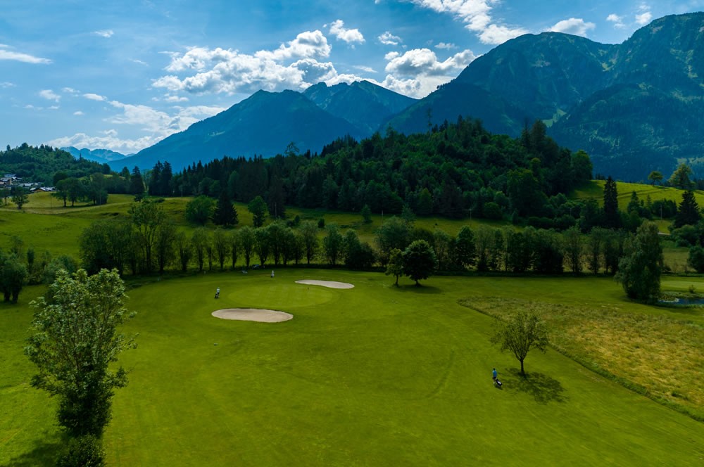 Golf spielen am Golfplatz in Goldegg, Salzburger Land
